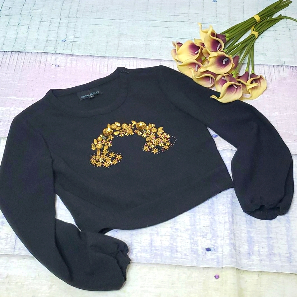 Kid’s Cynthia Rowley Cropped Beaded Top